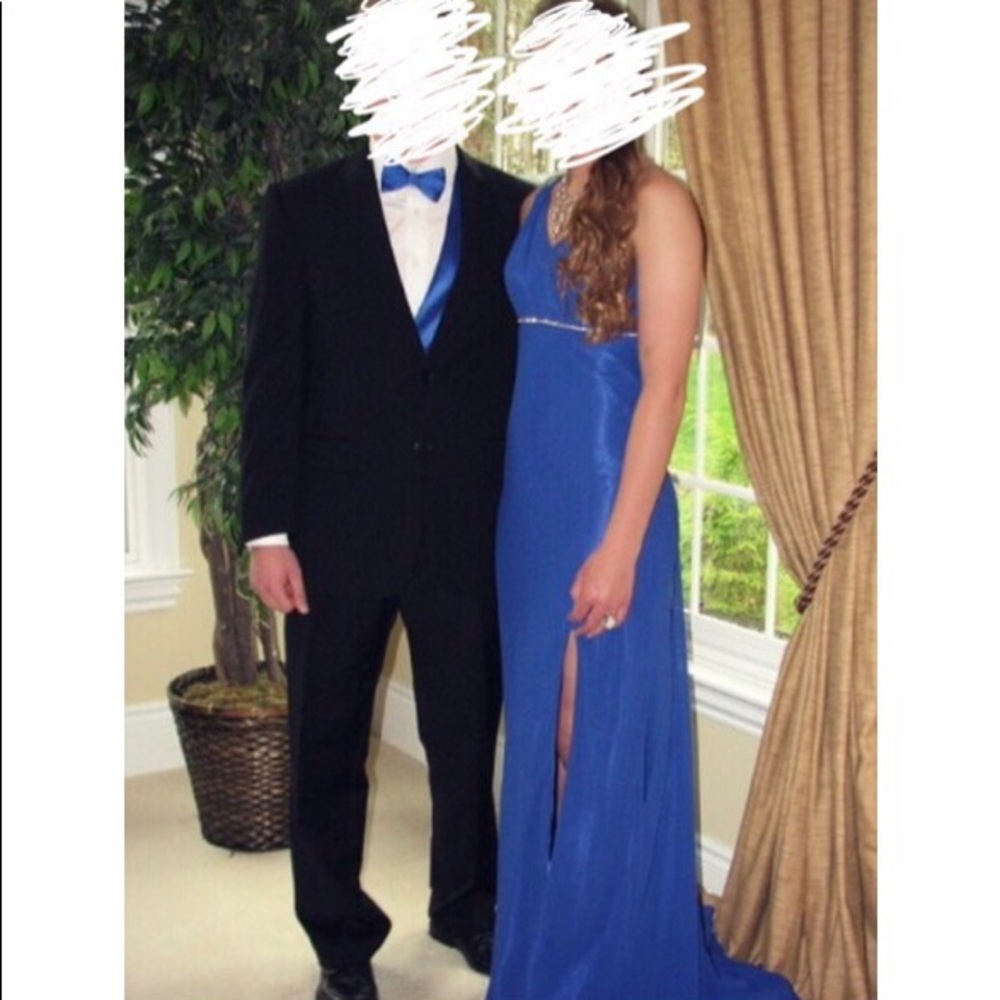Customized One Shoulder Prom Dress
